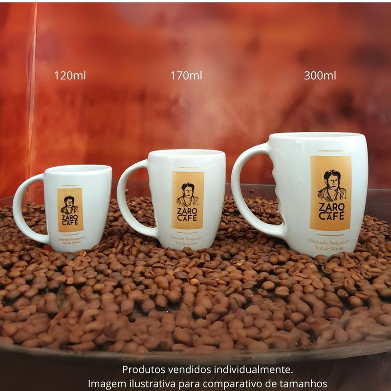 Caneca Zaro Café Branca 120ml