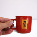 Caneca Zaro Café Vermelha com borda preta 200ml