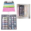 Cabide Organizador Multiuso Suspenso Com 24 Nichos para Roupas Intimas