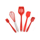 Kit Culinário Confeiteiro Conjunto de Utensílios de Silicone 5 Peças