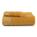 JOGO DE BANHO EUDORA 2 PEÇAS - Cor:Ocre (Amarelo)