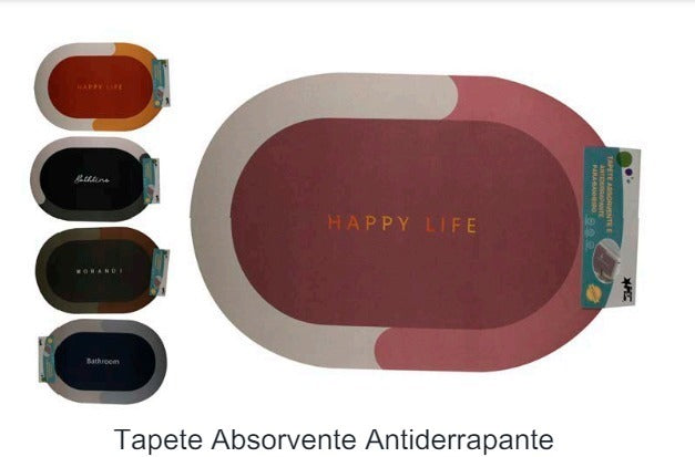 Tapete Antiderrapante De Espuma De Memória De Microfibra De (TAPETEANTIDERRAPAN