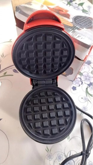 Panela Elétrica De Waffle 110V Vermelha