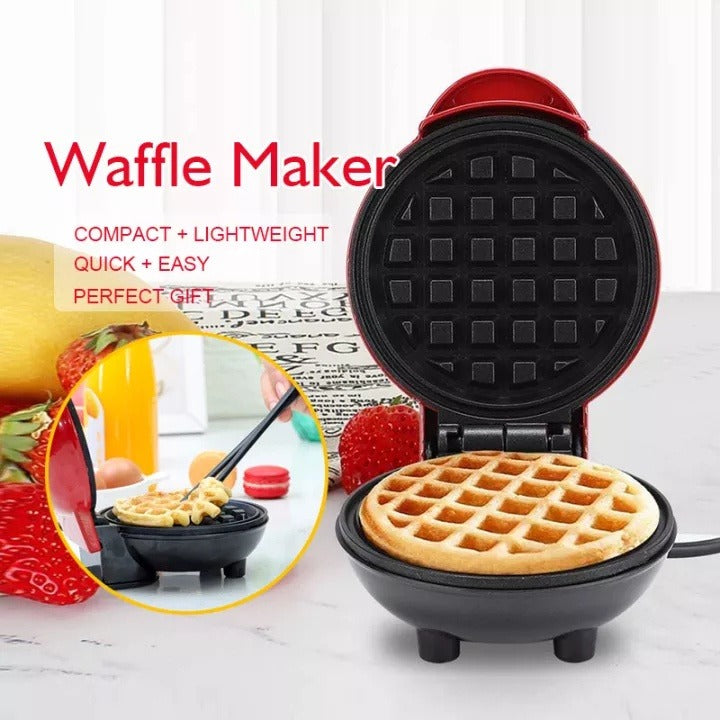 Panela Elétrica De Waffle 110V Vermelha