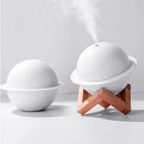 Luminária Abajur Umidificador De Ar Planeta Saturno 3d Cor Branco