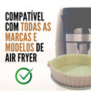 Forma Assadeira Para Fritadeira Air Fryer Em Silicone Flexível Lavável