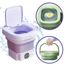 Mini Máquina De Lavar Roupas Dobrável Portatil 6,5 Litros