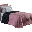 Kit Cobre Leito Dupla Face Solteiro Bordado Renove Hipercal 400 Fios Cor:rosê