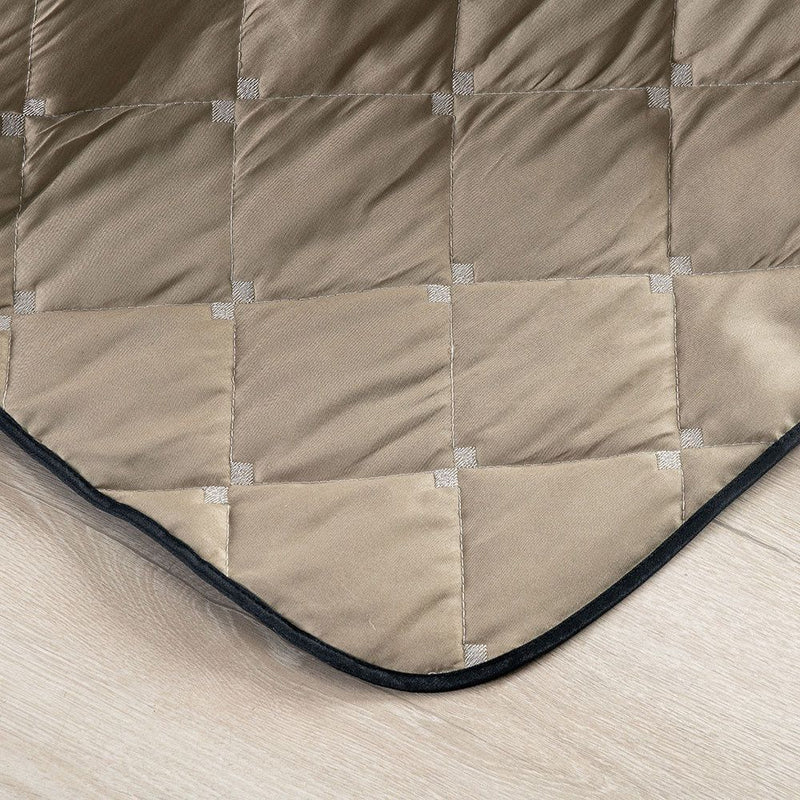 Kit Cobre Leito Dupla Face Casal Padrão Bordado Renove Hipercal 400 Fios