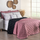 Kit Cobre Leito Dupla Face Casal Padrão Bordado Renove Hipercal 400 Fios Cor:ro