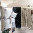 Kit Cobre Leito Queen Dupla Face Bordado Renove Hipercal 400 Fios 7 Peças