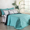 Kit Cobre Leito Queen Dupla Face Bordado Renove Hipercal 400 Fios 7 Peças