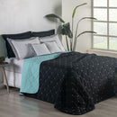 Kit Cobre Leito Queen Dupla Face Bordado Renove Hipercal 400 Fios 7 Peças