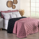 Kit Cobre Leito Queen Dupla Face Bordado Renove Hipercal 400 Fios 7 Peças