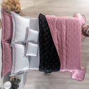 Kit Cobre Leito Queen Dupla Face Bordado Renove Hipercal 400 Fios 7 Peças