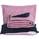 Kit Cobre Leito Queen Dupla Face Bordado Renove Hipercal 400 Fios 7 Peças