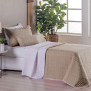 Kit Cobre Leito Solteiro 4 Peças Bordado Urbany 100% Poliéster Hipercal 400 Fi