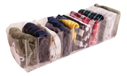 Organizador de Roupas e Acessórios Colmeia com 10 Divisórias – Tamanho P 13x10x40