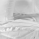 Jogo de Cama Completo Laura com Elástico para Colchão Casal Queen Branco