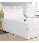 Jogo de Cama Completo Laura com Elástico para Colchão Casal Queen Branco