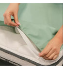 Capa Protetora de Colchão Hipoalergênico Solteiro Verde Impermeável