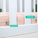 Capa Proteção de Colchão Nude Impermeável Berço Americano com Zíper