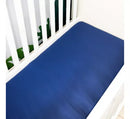 Capa Proteção de Colchão Azul Marinho Impermeável Berço Americano com Zíper