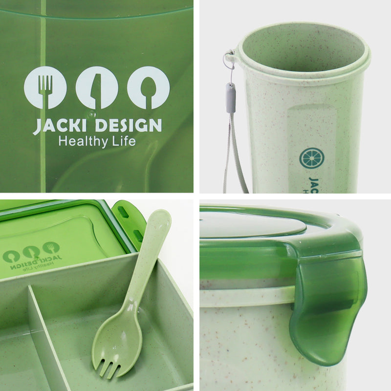 Kit de Marmita e Garrafa Elementos Jacki Design - Verde (