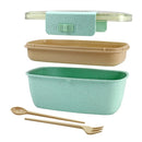 Pote Marmita Ecológica com Divisória 800ml Jacki Design - Verde