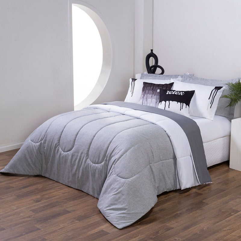 Kit Edredom Linho Colorful Casal King