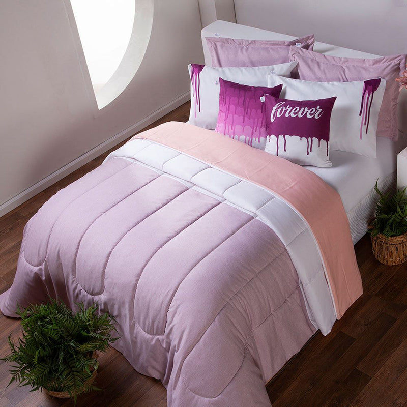 Kit Edredom Linho Colorful Casal King