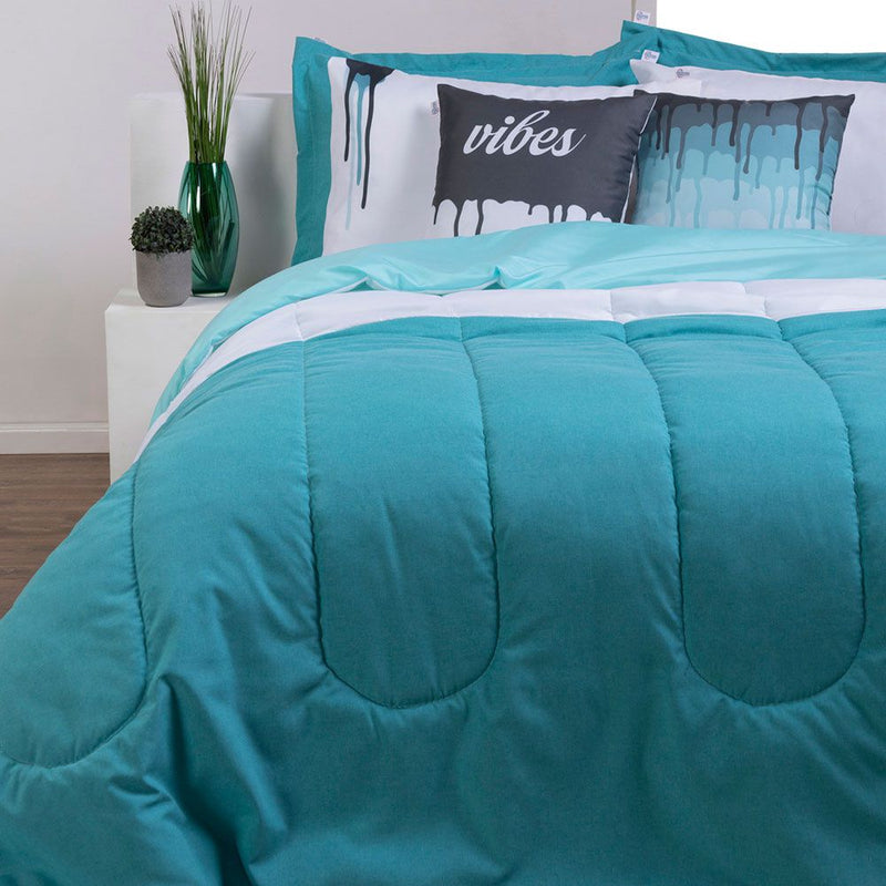 Kit Edredom Linho Colorful Casal King