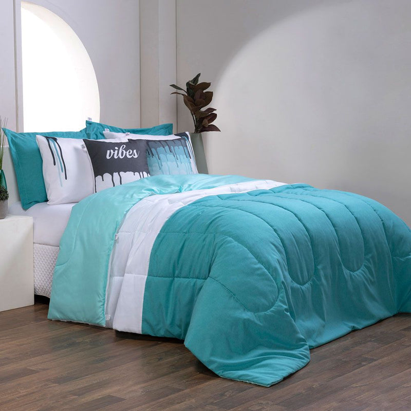 Kit Edredom Linho Colorful Casal King