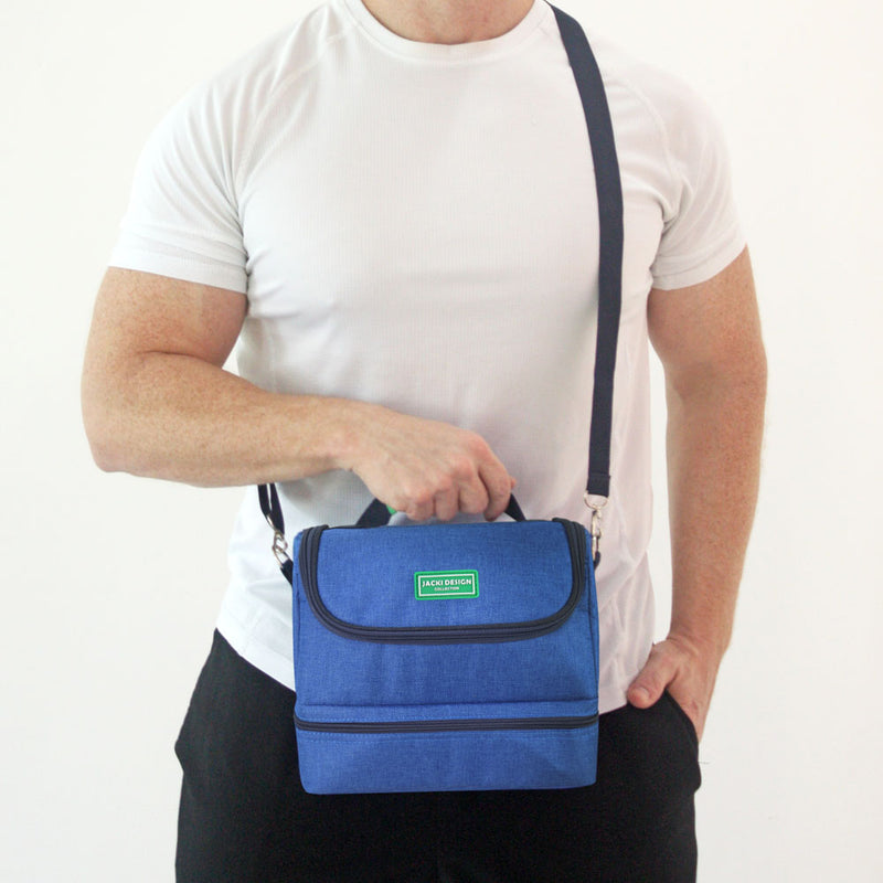 Bolsa Térmica com 2 Compartimentos Jacki Design - Vibe - Azul