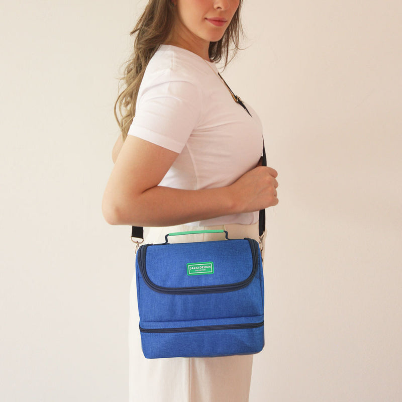 Bolsa Térmica com 2 Compartimentos Jacki Design - Vibe - Azul