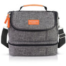 Bolsa Térmica com 2 Compartimentos Jacki Design - Vibe - Cinza