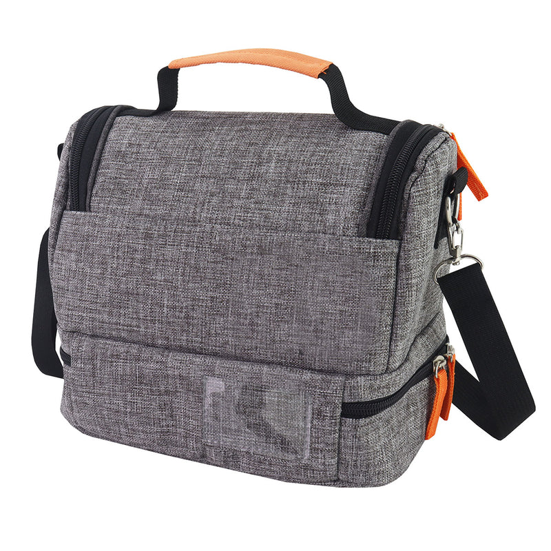 Bolsa Térmica com 2 Compartimentos Jacki Design - Vibe - Cinza