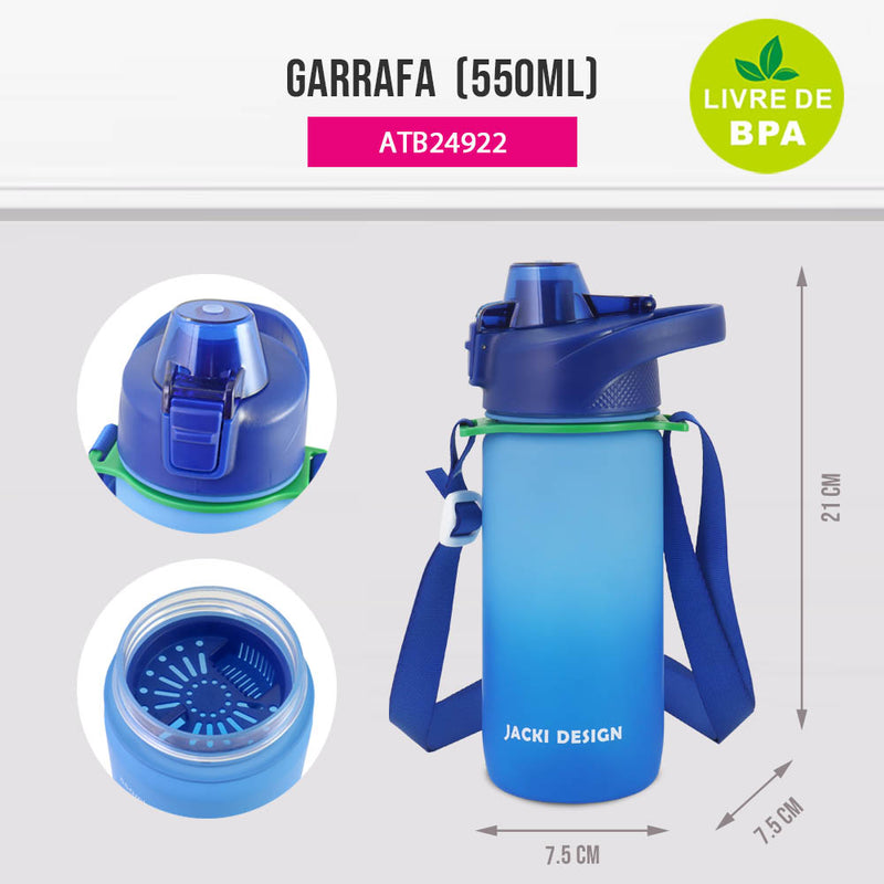 Garrafa 550ml Jacki Design  - Azul