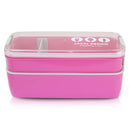 Pote Marmita de 2 Andares 750ml - Rosa