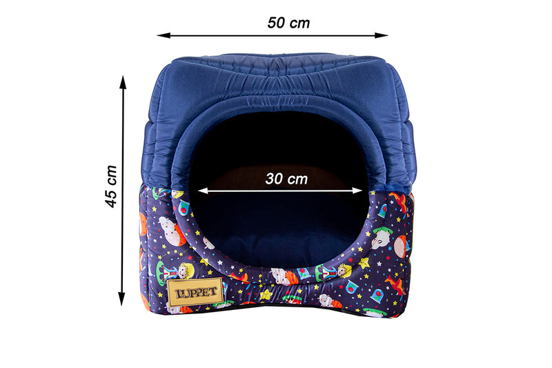 Cama Iglu e Toca Para Cachorro Luppet Luxo Pequeno Príncipe Tamanho:M