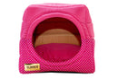 Cama Iglu e Toca Para Cachorro Luppet Rosa Poa Tamanho:G