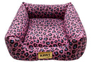 Cama para Cachorro Quadrada Impermeavel Luppet Oncinha Pink Tamanho:XGG