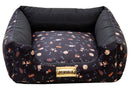 Cama Quadrada para Cachorro ou Gato Luppet Preto Cachorro Tamanho:M