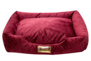 Cama Retangular para Cachorro ou Gato Luppet Super Luxo Bordo Tamanho:G