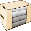 Caixa Organizador Guarda Roupa Flexivel Com Ziper