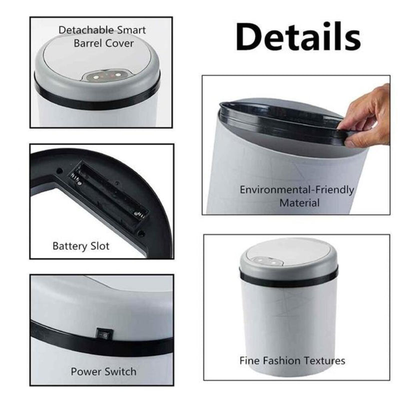 Lixeira Automática 9L – Com Sensor de Abertura