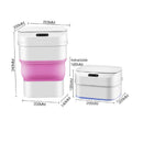 Lixeira Automática com Sensor - Retrátil e à Prova d'Água Cor:Rosa;Tamanho:U