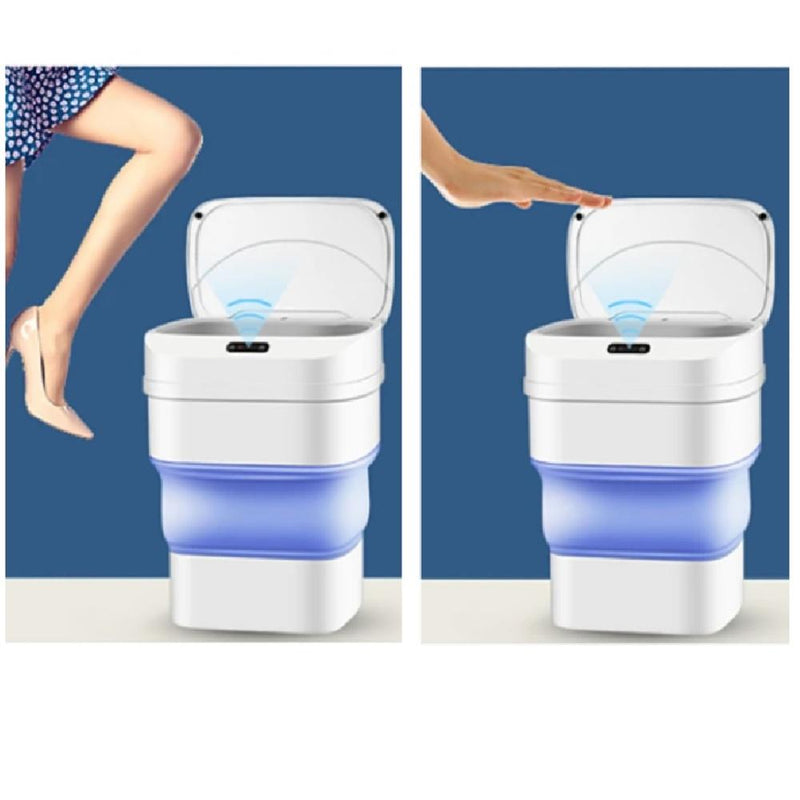 Lixeira Automática com Sensor - Retrátil e à Prova d'Água