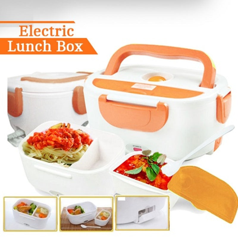 Marmita Elétrica 12V para Carro com Divisórias - Lunch Box