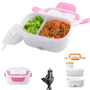 Marmita Elétrica 12V para Carro com Divisórias - Lunch Box